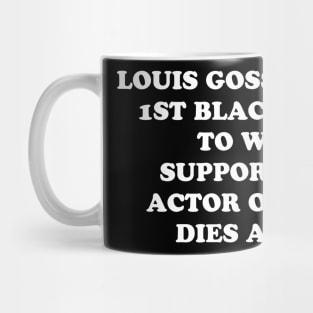 Louis Gossett Jr, 1st Black Man to Win Supporting Actor Oscar, Dies at 87 Mug